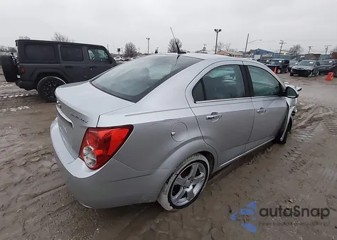 2012 Chevrolet Sonic 2Lz from USA, damaged, VIN 1G1JE5SH3C4164998